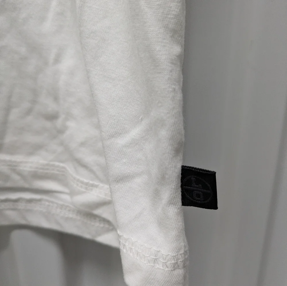 lincoln Outfitters Classic White V-Neck Tee